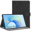 For Honor Pad X9 11.5 Inch Flip Cover Folio Case (PU Leather | Multi-Angle Smart Stand | Card Storage Slots | Silicone Back Pouch)
