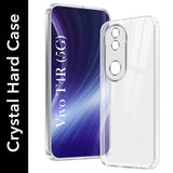 For Vivo T4R Back Cover Case (Hybrid Crystal Panel with Side Soft PU | Camera Protection | HD Clear Shockproof)