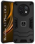For Realme 13 Plus Back Cover Case (Lightweight Hybrid Shockproof Polycarbonate)