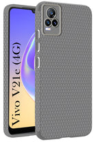 For Vivo V21e 4G Back Cover Case (Liquid Silicone | Side Grip | Camera Protection)