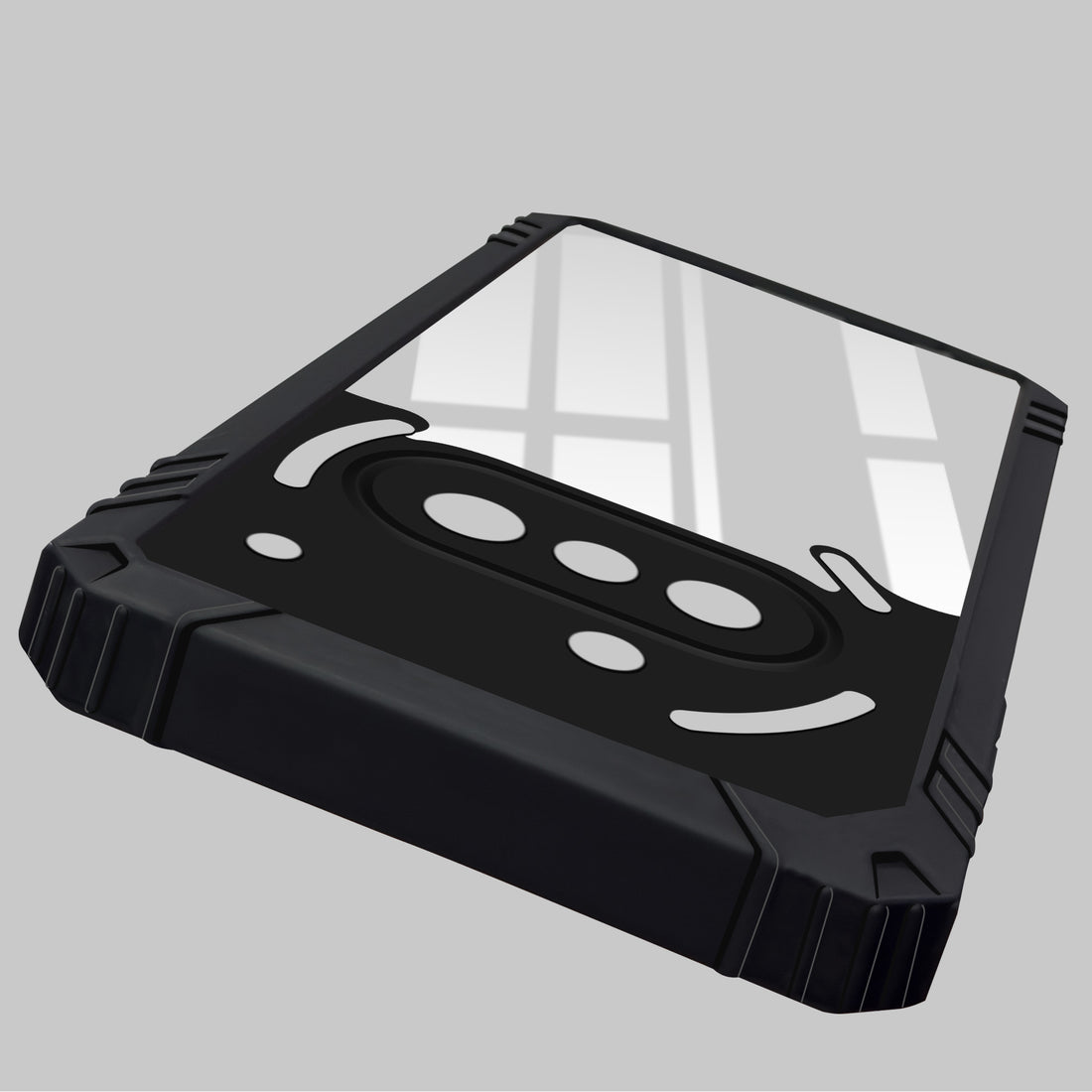 For Nothing Phone 3A 5G Back Cover Case (Ultimate Shockproof Bumpers | Anti Yellow | Rugged Armor | Hybrid PC | Black )