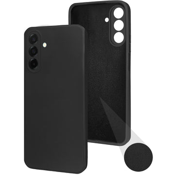For Samsung Galaxy A26 5G Back Cover Case ( Matte Finish Silicone with Inside Fiber cloth)
