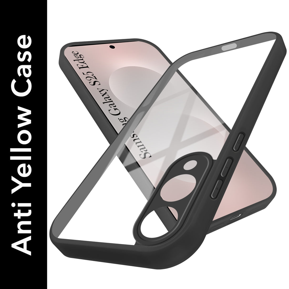 For Samsung Galaxy S25 Edge Back Cover Case Ultra-Hybrid (Lifetime Anti Yellow | Anti Scratch | Crystal Clear Shockproof)