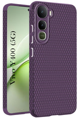For Vivo Y400 Back Cover Case (Camera Protection | Side Grip Texture | Soft and Flexible)