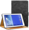 For Samsung Galaxy Tab 3V T116 7 Inch SM-T116/T116BU/T116NQ/SM-T116NU/T116NY Flip Cover Folio Cover (PU Leather | Multi-Angle Smart Stand | Card Storage Slots | Silicone Back Pouch)