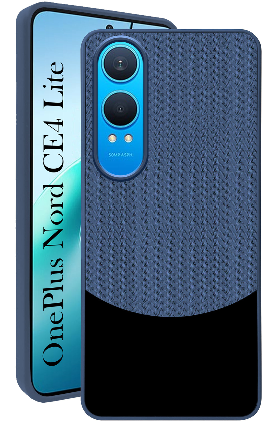 For OnePlus Nord CE 4 Lite Back Cover Case (Elegant PU Leather Finish | Premium Minimalist Professional | Camera Protection Bump)