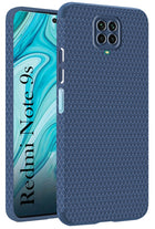 For Xiaomi Mi Redmi Note 9S Back Cover Case (Liquid Silicone | Side Grip | Camera Protection)