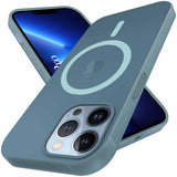 For Apple iPhone 13 Pro Back Cover Case (Frosted Matte Feel | MagSafe Compatible Wireless Charging | Polycarbonate Material)
