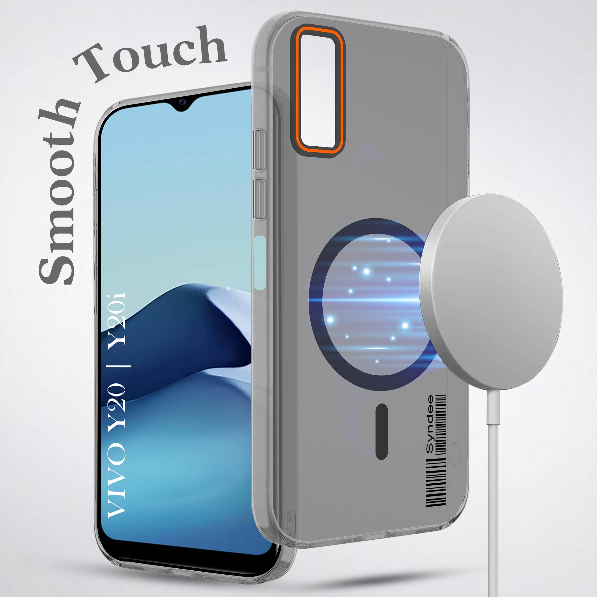 For Vivo Y20 | Y20i Back Cover Case (Soft Touch | Camera Bump Protection | MagSafe Compatible | Matte Finish)