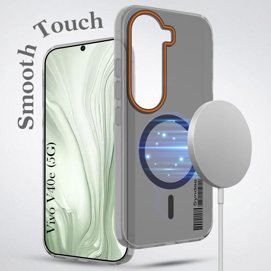 For Vivo V40e Back Cover Case (Soft Touch | Camera Bump Protection | MagSafe Compatible | Matte Finish)