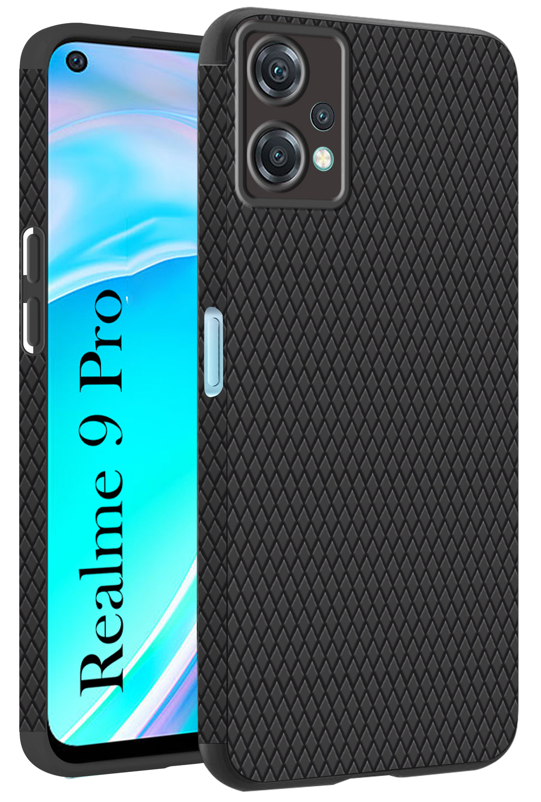 For Realme 9 Pro Back Cover Case (Liquid Silicone | Side Grip | Camera Protection)