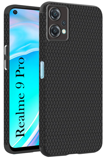 For Realme 9 Pro Back Cover Case (Liquid Silicone | Side Grip | Camera Protection)