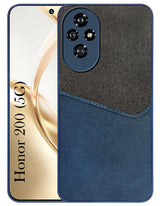 For Honor 200 5G Back Cover Case (Dual PU Leather Stitch | Professional Minimalist | Soft and Flexible)