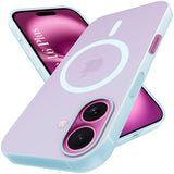 For Apple iPhone 16 Plus Back Cover Case (Frosted Matte Feel | MagSafe Compatible Wireless Charging | Polycarbonate Material)
