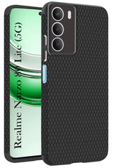 For Realme Narzo 80 Lite 5G Back Cover Case (Liquid Silicone | Side Grip | Camera Protection)