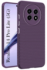 For Realme 14 Pro Lite Back Cover Case (Liquid Silicone | Side Grip | Camera Protection)