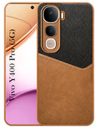 For Vivo Y400 Pro Back Cover Case (Dual PU Leather Stitch | Professional Minimalist | Soft and Flexible)
