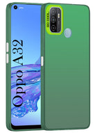 For Oppo A32 Hard Back Cover Case (Velvet Touch | Professional Glossy Finish | Camera Protection Bump)