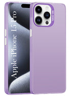 For Apple iPhone 15 Pro Hard Back Cover Case (Velvet Touch | Professional Glossy Finish | Camera Protection Bump)