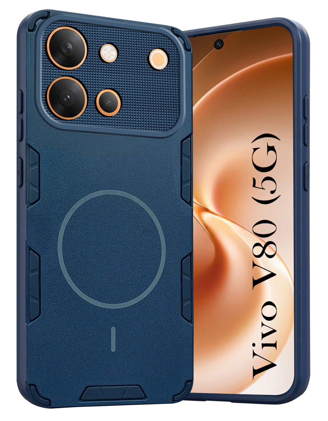 For Vivo V80 5G Back Cover Case (Slim Hybrid Armor | Shockproof Camera Protection | Rugged Dual Layer)