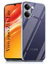 For Vivo iQOO Z11 Lite Back Cover Case Silicone (Clear Shockproof Case with Camera Protection | Soft and Flexible | Transparent)