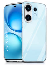 For Vivo X200 FE Back Cover ( Silicone Clear Shockproof Case with Camera Protection | Soft and Flexible | Transparent)