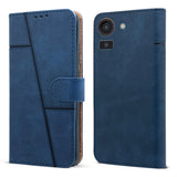 For Ai+ Pulse Flip Cover Case ( Stitched Leather with Magnetic Closure)