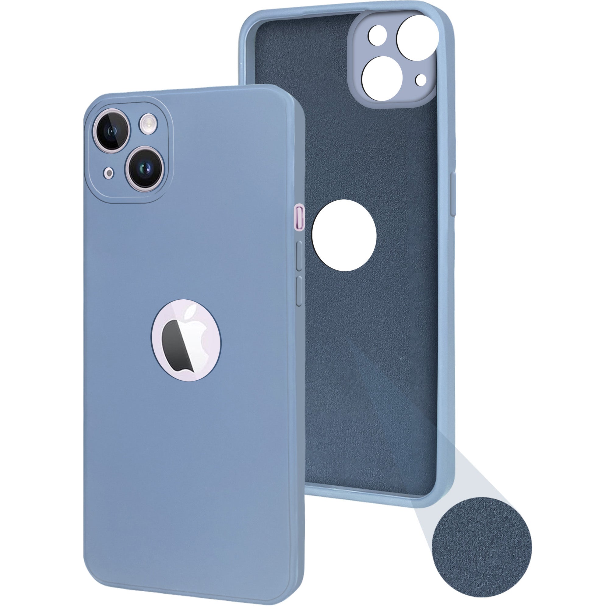 For Apple iPhone 14 Plus Back Cover ( Silicone Clear Shockproof Case with Camera Protection | Soft and Flexible | Transparent)