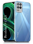For Realme 9 5G Back Cover ( Silicone Clear Shockproof Case with Camera Protection | Soft and Flexible | Transparent)