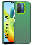 For Xiaomi Redmi 12C Hard Back Cover Case (Velvet Touch | Professional Glossy Finish | Camera Protection Bump)