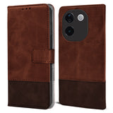 For Vivo iQOO Z9s Pro Flip Cover Case ( Professional Dual Leather Wallet with Magnetic Closure)