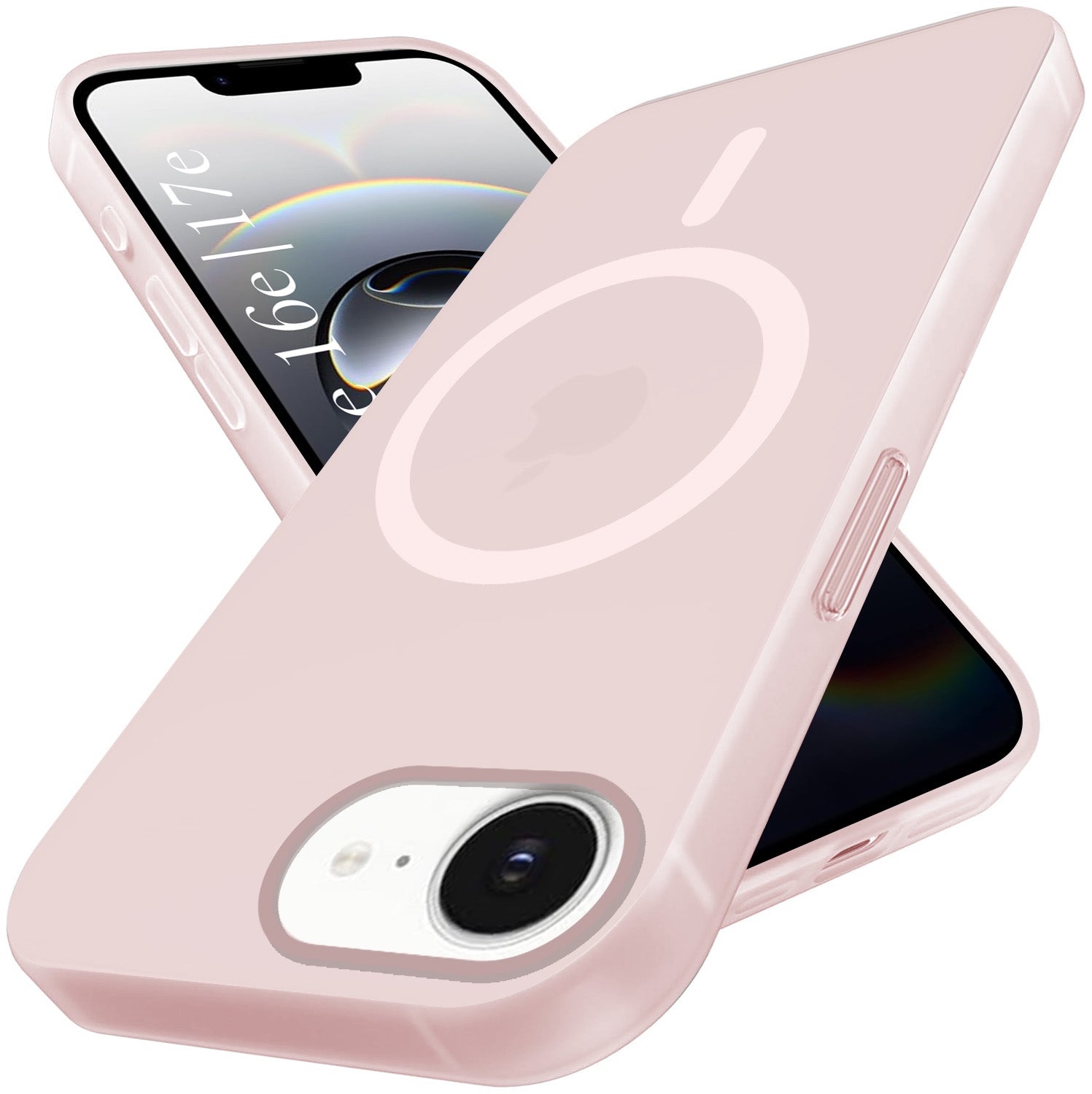 For iPhone 16e | iPhone 17e Back Cover Case (Frosted Matte Feel | MagSafe Compatible Wireless Charging | Polycarbonate Material)