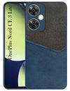 For OnePlus Nord CE 3 Lite Back Cover Case (Dual PU Leather Stitch | Professional Minimalist | Soft and Flexible)