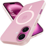 For Apple iPhone 16 Plus Back Cover Case (Frosted Matte Feel | MagSafe Compatible Wireless Charging | Polycarbonate Material)