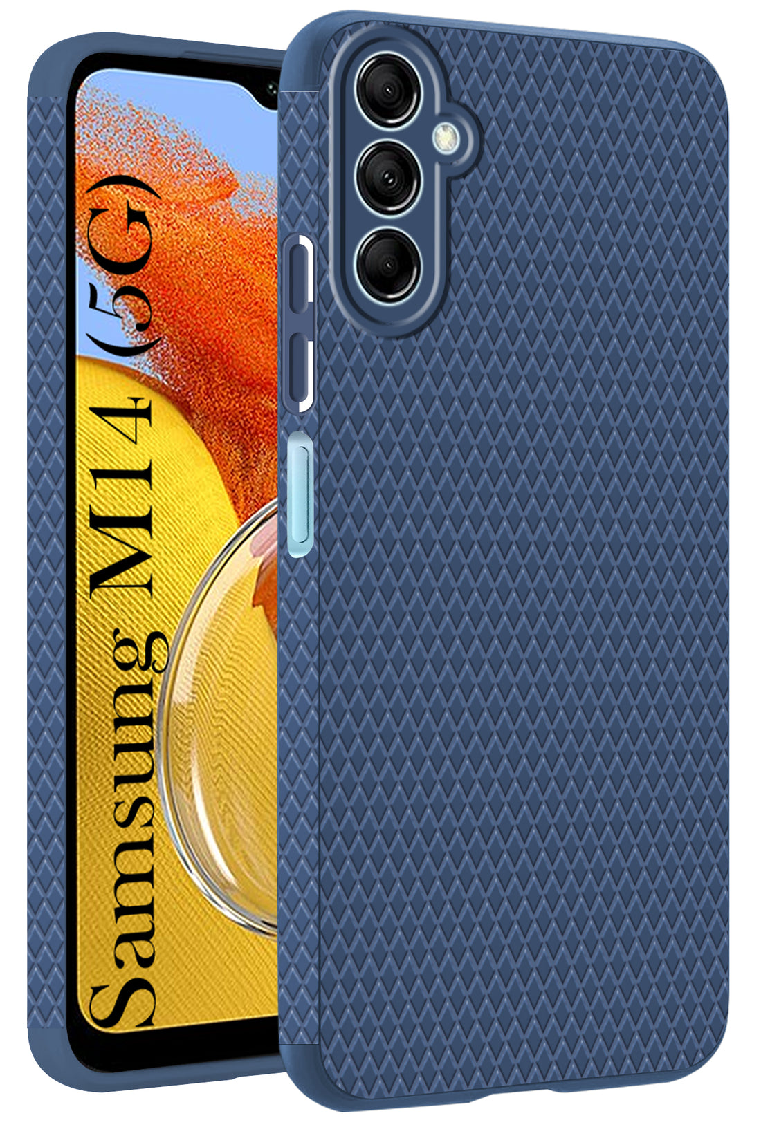 For Samsung Galaxy M14 5G Back Cover Case (Liquid Silicone | Side Grip | Camera Protection)