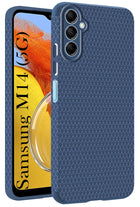 For Samsung Galaxy M14 5G Back Cover Case (Liquid Silicone | Side Grip | Camera Protection)