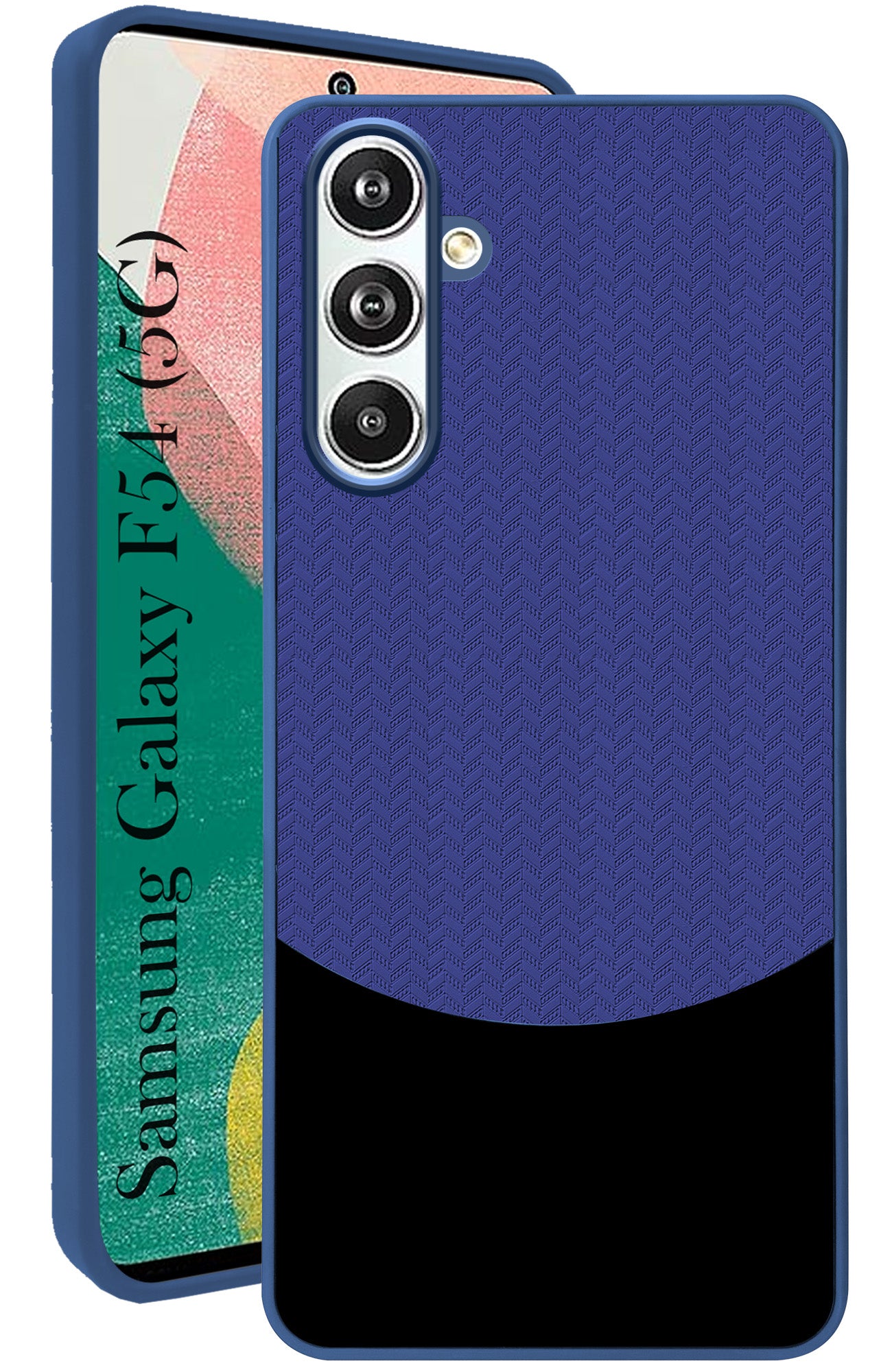 For Samsung Galaxy F54 5G Back Cover Case (Elegant PU Leather Finish | Premium Minimalist Professional | Camera Protection Bump)