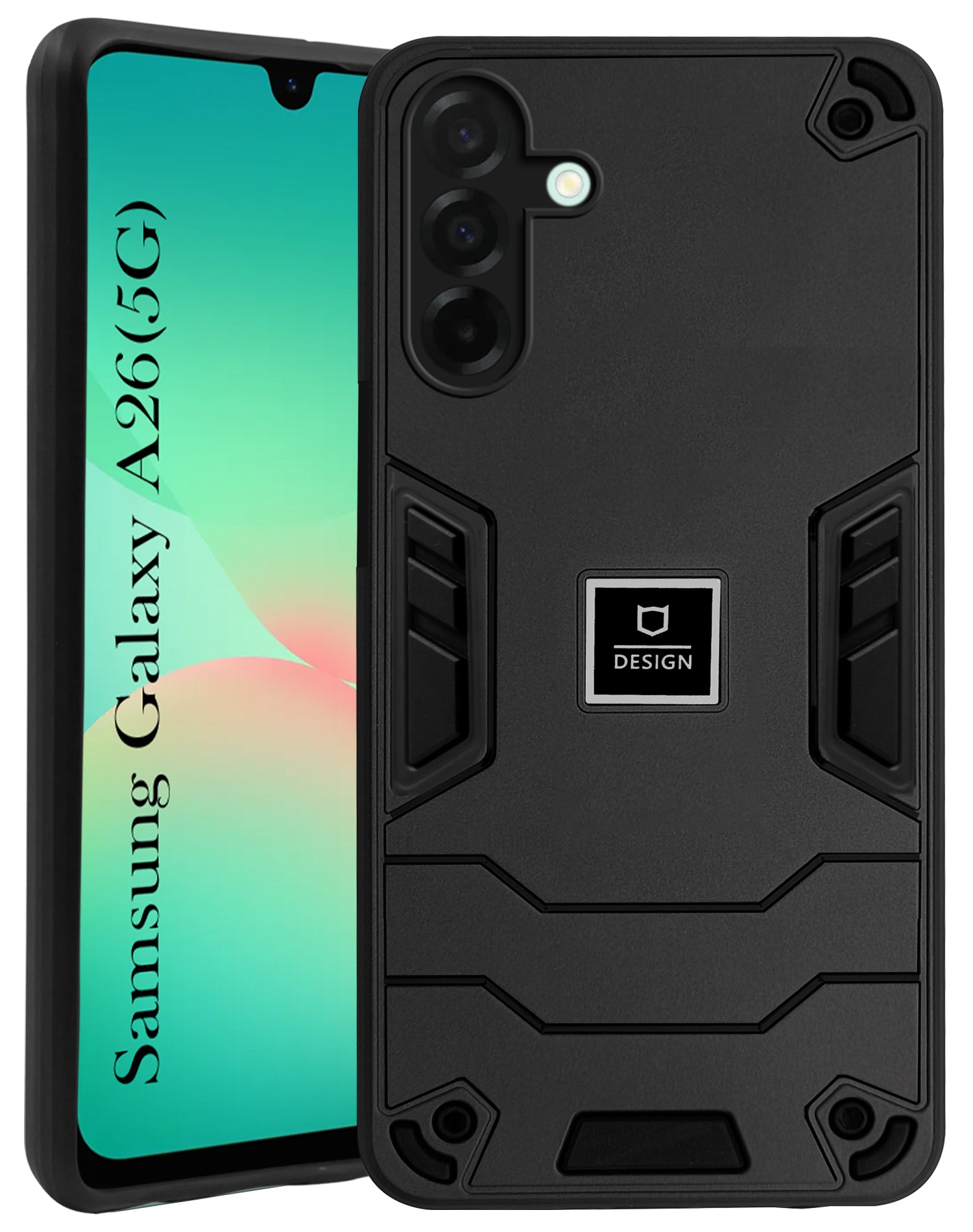 For Samsung Galaxy A26 5G Back Cover Case (Hybrid Armor | Slim Dual Layer | Shockproof Lightweight)