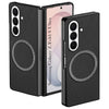 For Samsung Galaxy Z Fold 8 Ultra Back Cover Case Leather Finish (MagSafe Wireless Charging Compatible | Sleek and Professional)