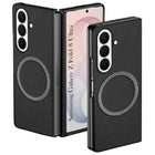 For Samsung Galaxy Z Fold 8 Ultra Back Cover Case Leather Finish (MagSafe Wireless Charging Compatible | Sleek and Professional)