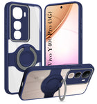 For Vivo Y400 Pro Back Cover Case with stand (Built-in Ring Holder Kickstand | Lifetime Anti Yellow | Camera Protection)
