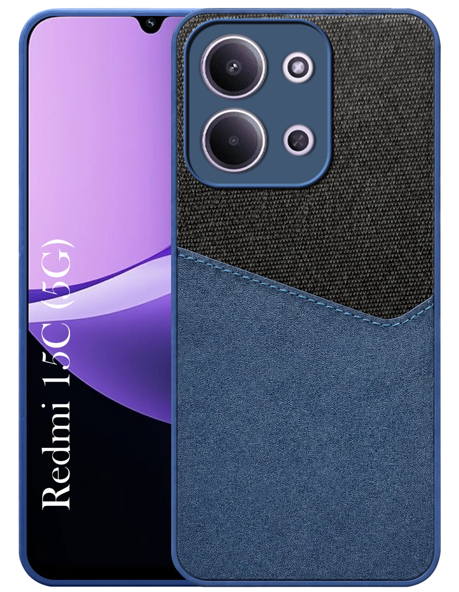 For Redmi 15C Back Cover Case Ultra-Hybrid (Lifetime Anti Yellow | Anti Scratch | Crystal Clear Shockproof)