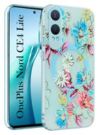 For OnePlus Nord CE 4 Lite Back Cover Case (Cute Floral Design | Flower Print for Girls | MagSafe Compatible Wireless Charging)
