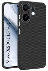 For Vivo X200 FE Back Cover Case (Liquid Silicone | Side Grip | Camera Protection)