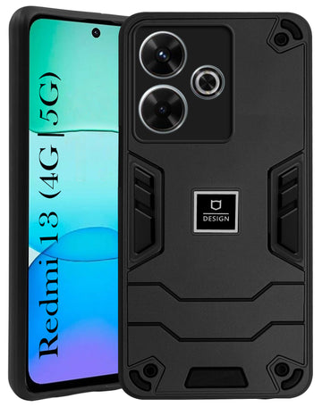 For Xiaomi Mi Redmi 13 4G | 5G Back Cover Case(Lightweight Hybrid Shockproof Polycarbonate)
