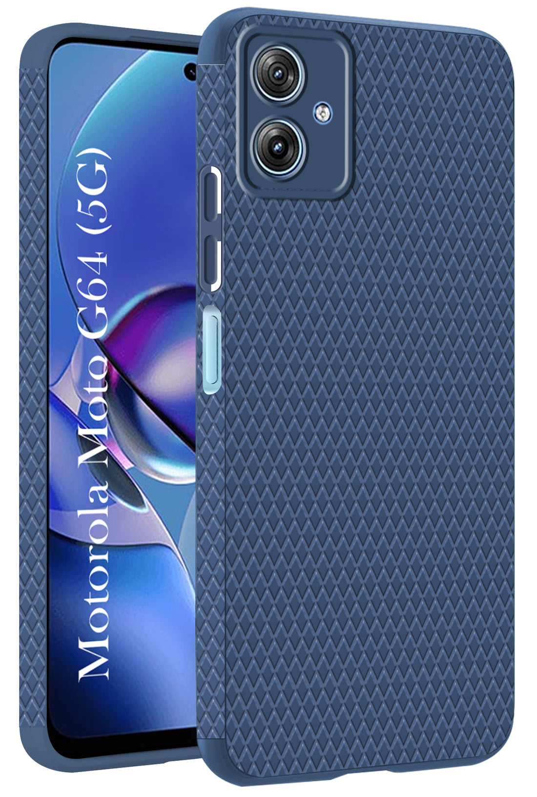 For Motorola Moto G64 5G Back Cover Case (Liquid Silicone | Side Grip | Camera Protection)