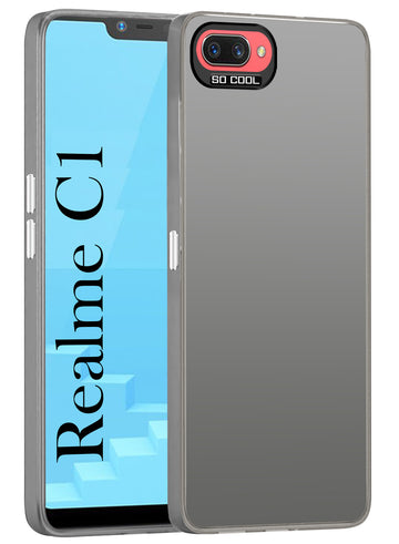 For Realme C1 Hard Back Cover Case (Velvet Touch | Professional Glossy Finish | Camera Protection Bump)