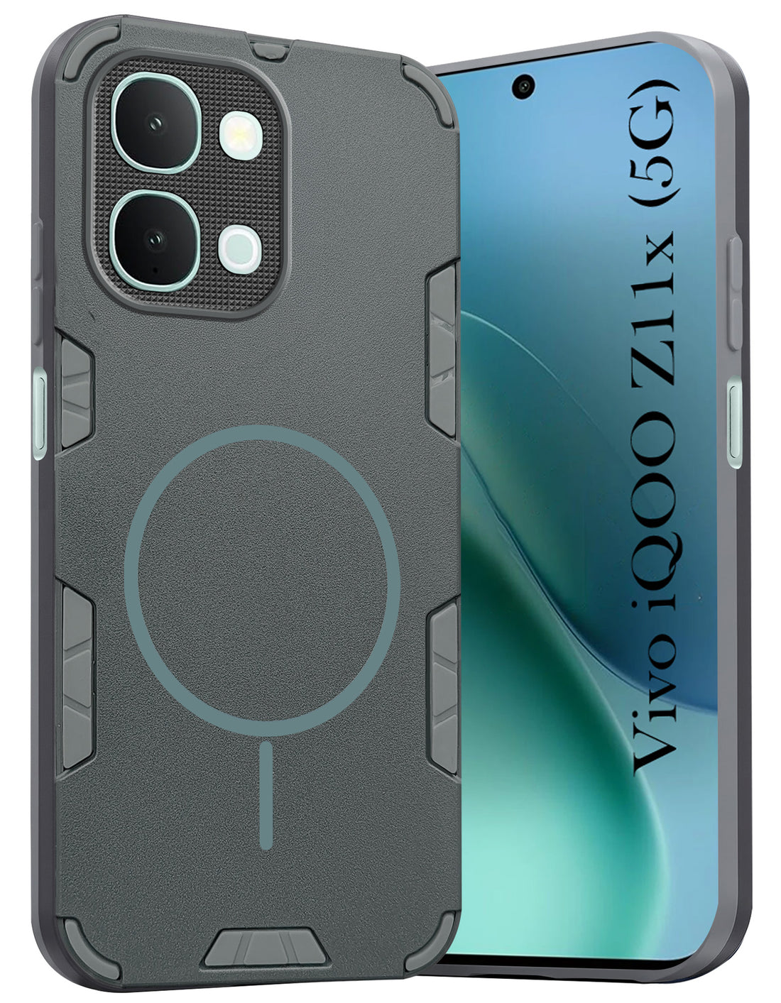 For Vivo iQOO Z11x 5G Back Cover Case (Slim Hybrid Armor | Shockproof Camera Protection | Rugged Dual Layer)