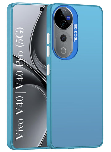 For Vivo V40 | Vivo V40 Pro 5G Back Cover ( Silicone Clear Shockproof Case with Camera Protection | Soft and Flexible | Transparent)