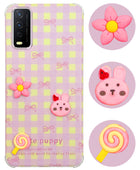 For Vivo Y12s | Y11s | Y12G Back Cover Case (3D Cute Cartoons | Hard Back Side Soft | Matte Premium Finish | HD Printing)